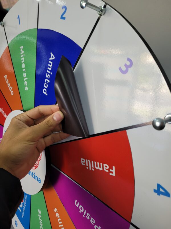 Ruleta de la Fortuna Imantada de 85 cm de diámetro - Imagen 6