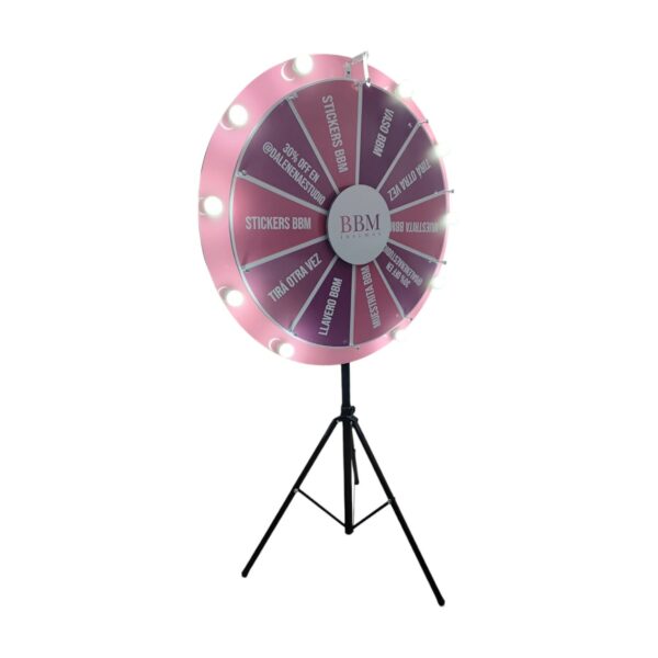 Ruleta 100 cm base tipo tripode Con Luz - Imagen 2