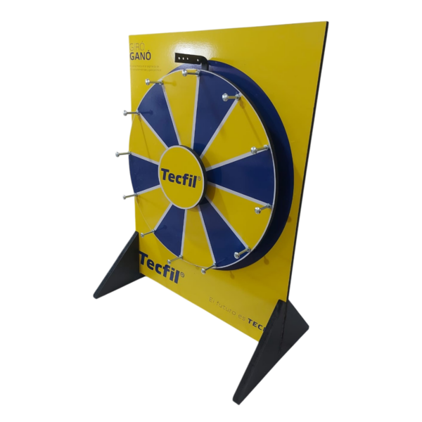 Ruleta mostrador de 50 cm de diámetro con estructura - Imagen 2
