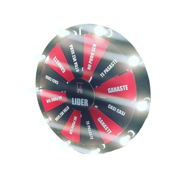 Ruleta 100 cm base tipo tripode Con Luz - Imagen 8