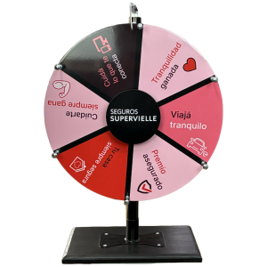 Ruleta 50 cm de diámetro base mostrador