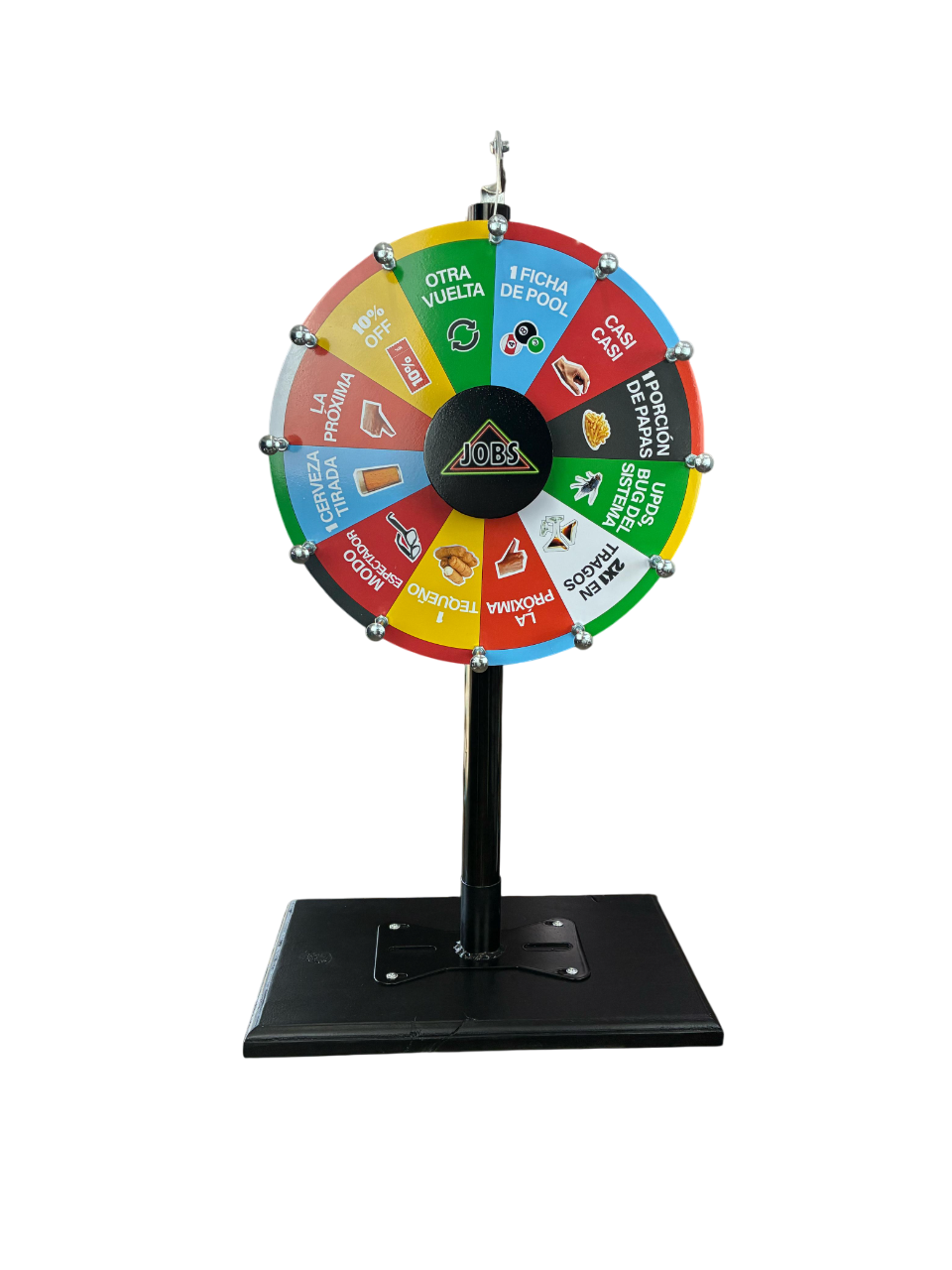 Ruleta 35 cm de diámetro base mostrador