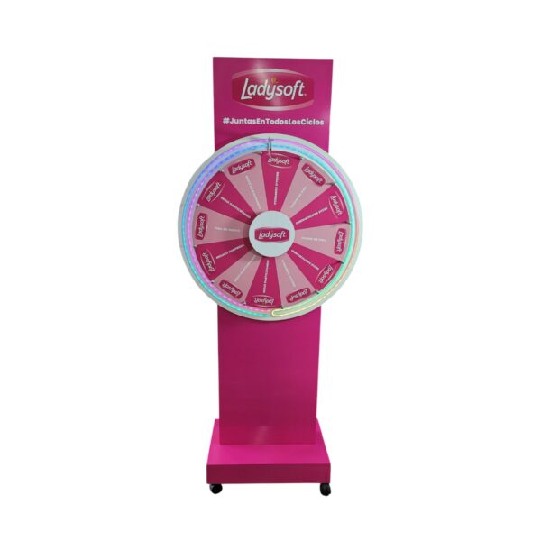 Ruleta totem 85 cm diámetro led neon imantado - Imagen 3