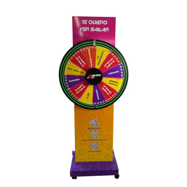 Ruleta totem 85 cm diámetro led neon imantado - Imagen 2