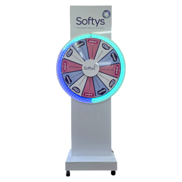 Ruleta totem 85 cm diámetro led neon imantado - Imagen 5
