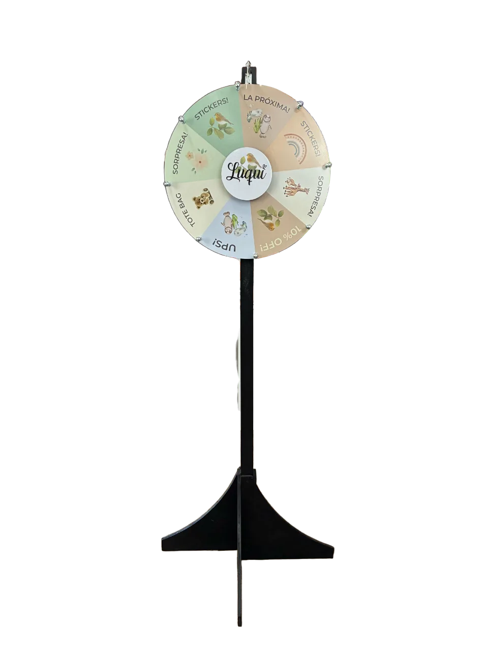 Ruleta base madera 50 cm de diámetro - Imagen 2