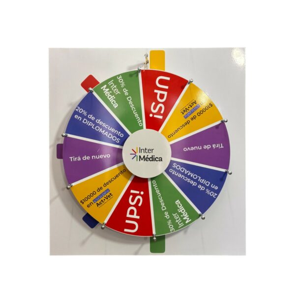 Ruleta de pared 70/85 cm de diámetro - Imagen 5